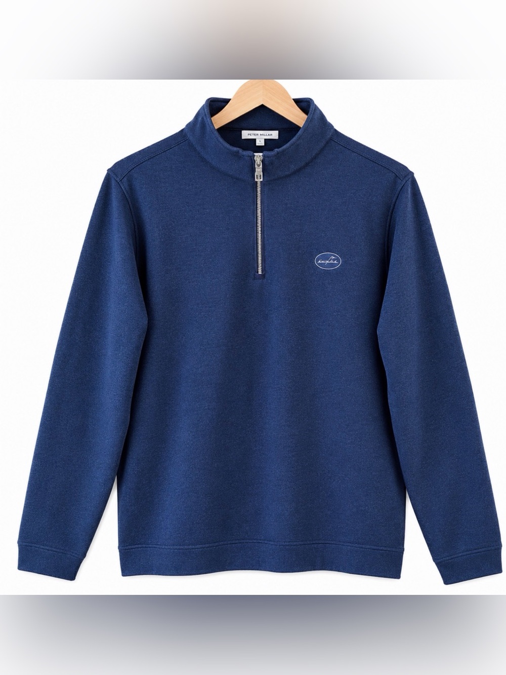 Peter Millar Crown Sweater Fleece Quarter Zip Navy Men’s Large